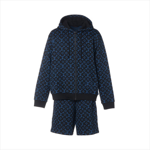 路易威顿路易·维顿（Louis Vuitton）23SS聚酯X尼龙设置RM2319会标西装蓝色X黑色WS15133