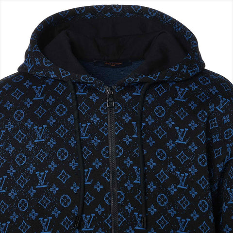 路易威顿路易·维顿（Louis Vuitton）23SS聚酯X尼龙设置RM2319会标西装蓝色X黑色WS15133