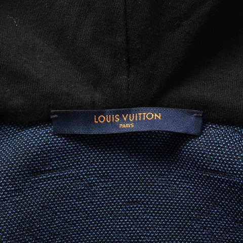 路易威顿路易·维顿（Louis Vuitton）23SS聚酯X尼龙设置RM2319会标西装蓝色X黑色WS15133