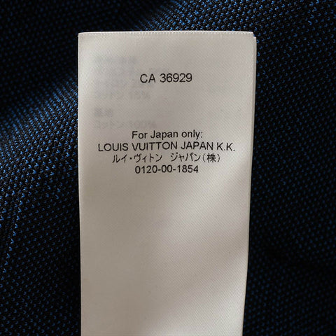 路易威顿路易·维顿（Louis Vuitton）23SS聚酯X尼龙设置RM2319会标西装蓝色X黑色WS15133