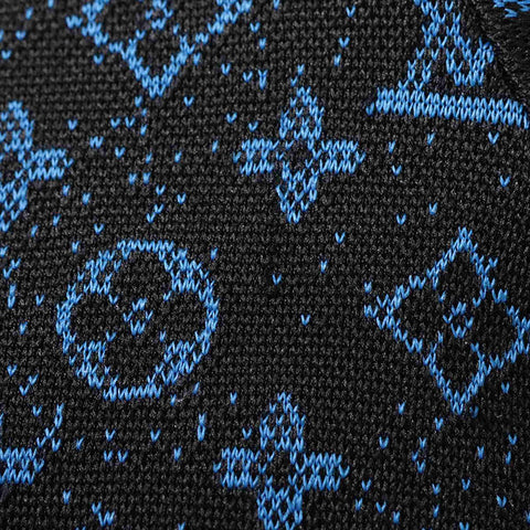 路易威顿路易·维顿（Louis Vuitton）23SS聚酯X尼龙设置RM2319会标西装蓝色X黑色WS15133