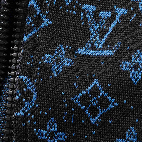 路易威顿路易·维顿（Louis Vuitton）23SS聚酯X尼龙设置RM2319会标西装蓝色X黑色WS15133