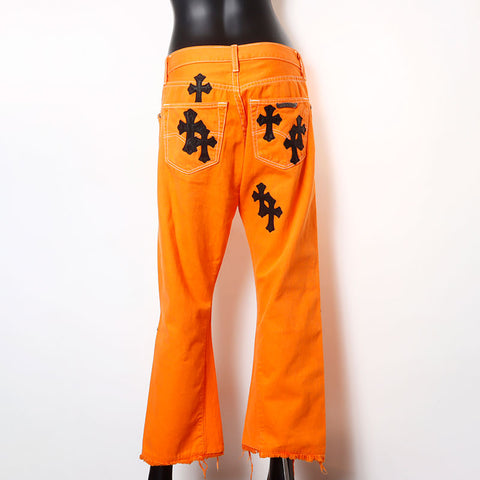 クロムハーツ レザー切替 chromehearts CHINO チノパン 36