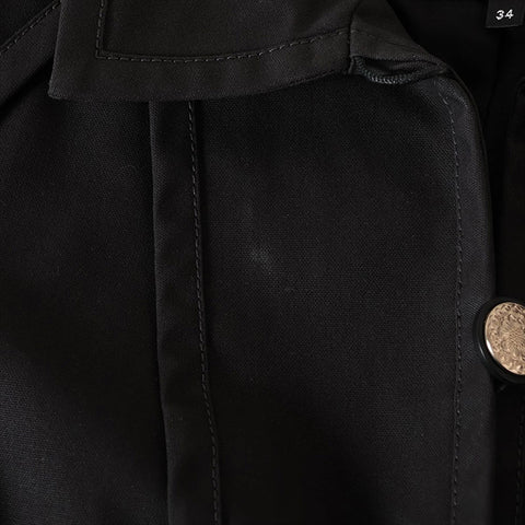 Chanel Coco Button Cotton P62619v48194 Jacke grau WS15135