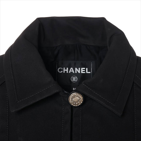 Chanel Coco Button Cotton P62619v48194 Jacke grau WS15135