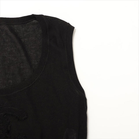 Chanel Coco Mark Cotton P38569K02604 débardeur noir WS15140