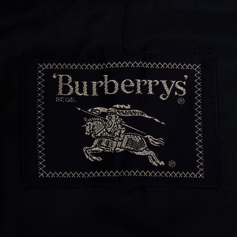 バーバリー BURBERRY ライナー付属 2セット ノバチェック トレンチコート コート ネイビー WS15146