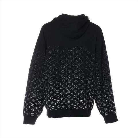 路易威顿路易·维顿22AW棉花RM222Q会标渐变连帽衫黑色WS15147