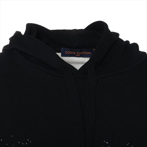 路易威顿路易·维顿22AW棉花RM222Q会标渐变连帽衫黑色WS15147