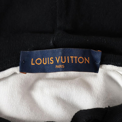 路易威顿路易·维顿22AW棉花RM222Q会标渐变连帽衫黑色WS15147