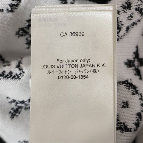 ルイ・ヴィトン LOUIS VUITTON 22AW コットン RM222Q モノグラムグラディエント パーカー ブラック WS15147
