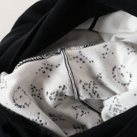 路易威顿路易·维顿22AW棉花RM222Q会标渐变连帽衫黑色WS15147