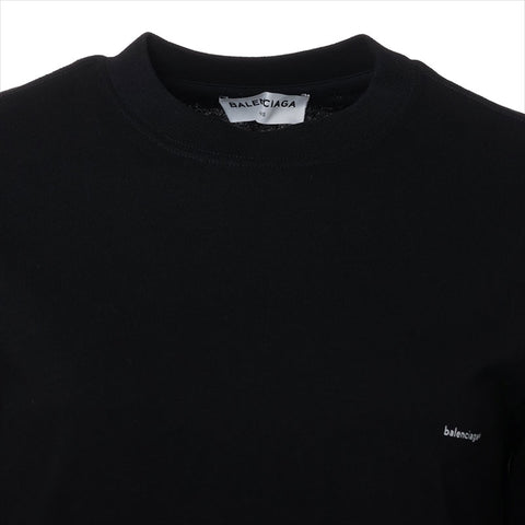 BALENCIAGA Size:XS Cotton Logo 2017 Long-sleeved T-shirt black WS15148