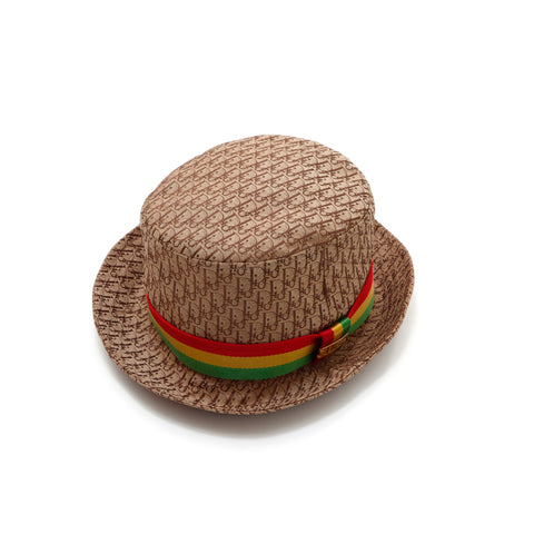 Christian Dior Bucket Hat Rasta Hat Brown WS1514