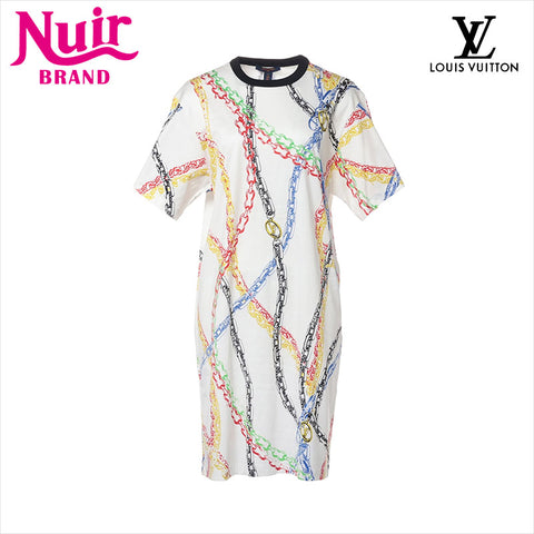 ルイ・ヴィトン LOUIS VUITTON Size:L 21AW コットン ワンピース マルチカラー WS15152