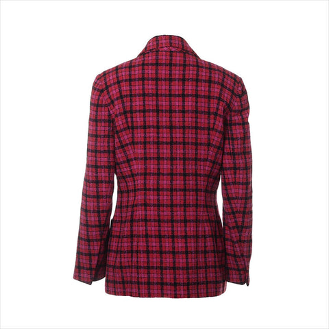 CELINE Size:40 COCO Button cashmere Jacket multicolor WS15157