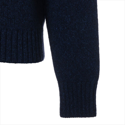 CHANEL Size:36 2022-2023 cashmere knit Navy x pink WS15158