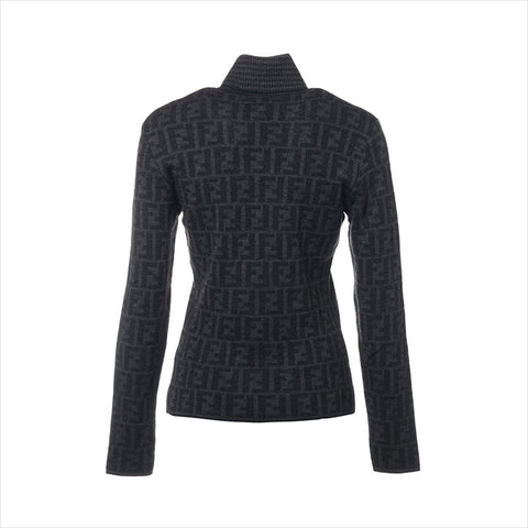 FENDI Size:38 Zucca Wool knit gray WS15159