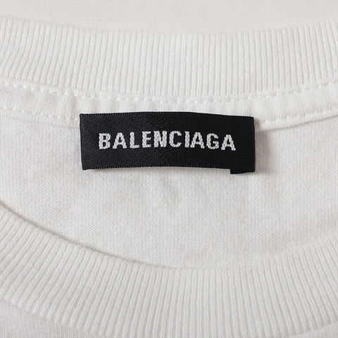 BALENCIAGA Size:XS 2019 Cotton Short sleeve T-shirt white WS15160