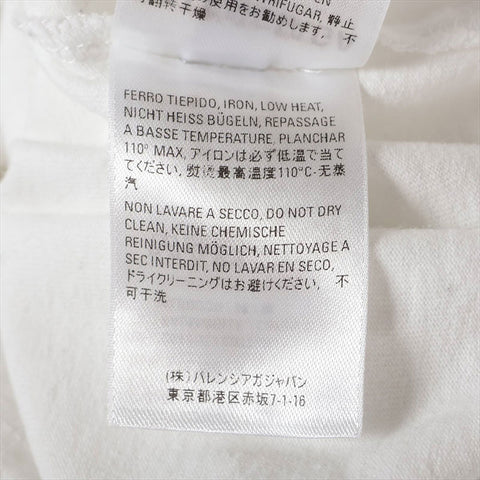 BALENCIAGA Size:XS 2019 Cotton Short sleeve T-shirt white WS15160