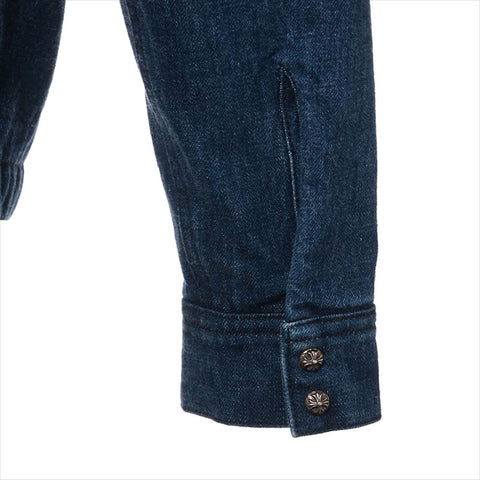 CHROME HEARTS Size: Size M Indigo x Silver WORKDOG Jacket Navy WS15165