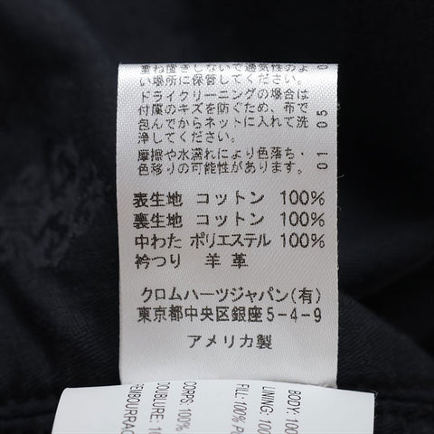 CHROME HEARTS Size: Size M Indigo x Silver WORKDOG Jacket Navy WS15165