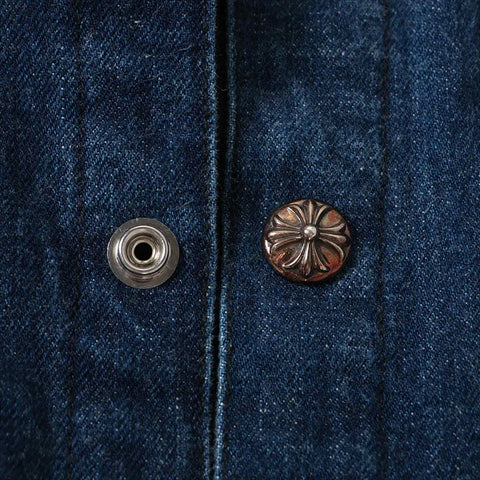 CHROME HEARTS Size: Size M Indigo x Silver WORKDOG Jacket Navy WS15165