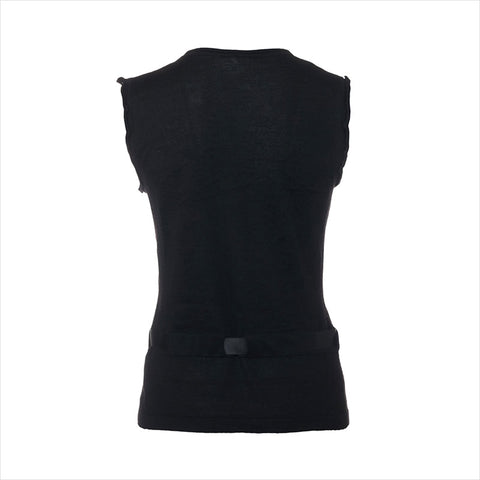CHANEL Size:38 cashmerex silk 2006 Vest black WS15166