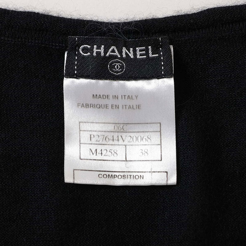 シャネル CHANEL Size:38 カシミア×シルク 2006 ベスト ブラック