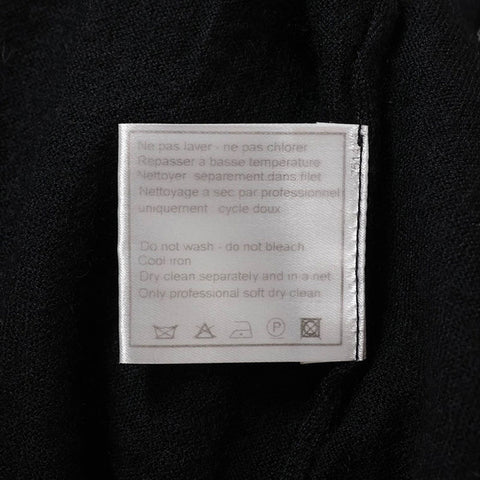 CHANEL Size:38 cashmerex silk 2006 Vest black WS15166