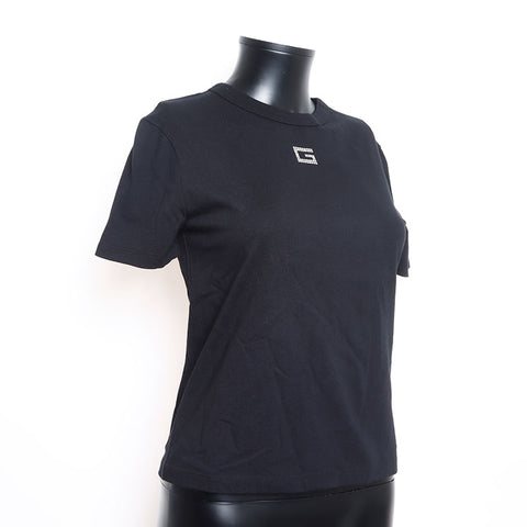 GUCCI Size:S Rhinestone Logo Short sleeve T-shirt black WS15168
