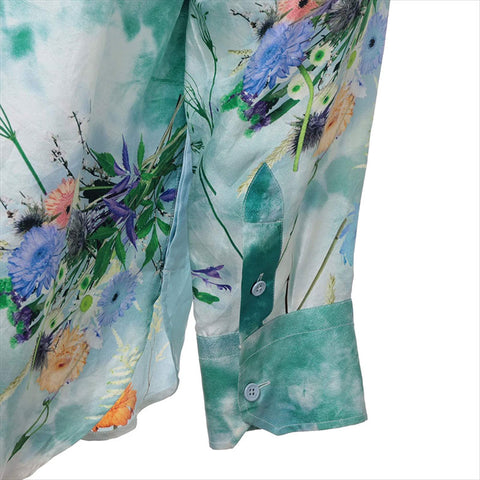 LOUIS VUITTON silk Long sleeve shirt multicolor WS15169