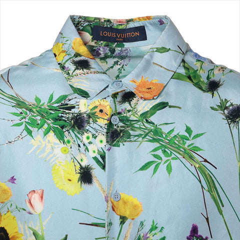 LOUIS VUITTON silk Long sleeve shirt multicolor WS15169