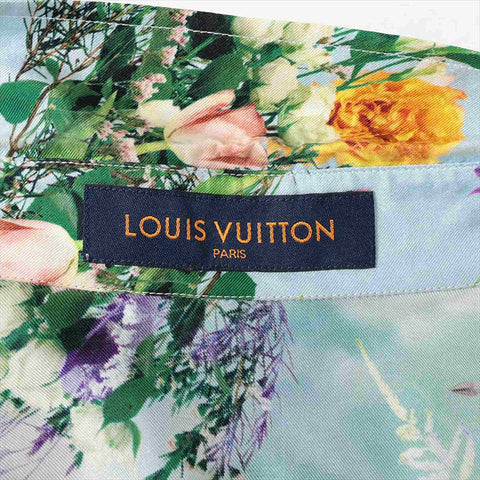 ルイ・ヴィトン LOUIS VUITTON シルク 長袖シャツ マルチカラー WS15169