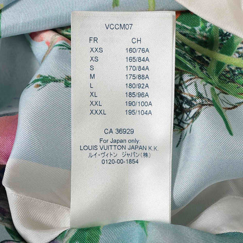 ルイ・ヴィトン LOUIS VUITTON シルク 長袖シャツ マルチカラー WS15169