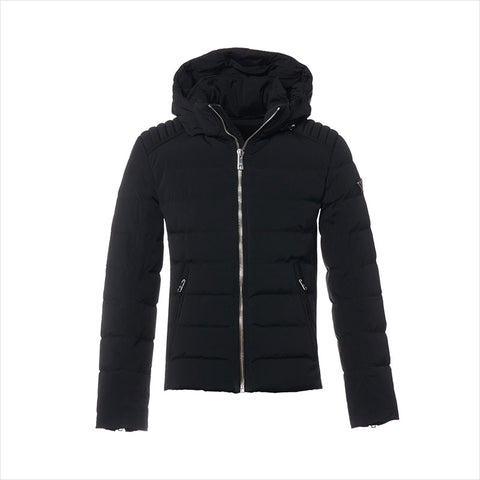 PRADA Size:44 2015 Sports Triangle Logo Down Jacket Jacket black WS15170