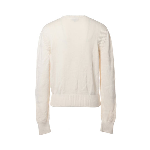 シャネル CHANEL Size:36 カシミヤ×ナイロン 2020 ニット アイボリー WS15175