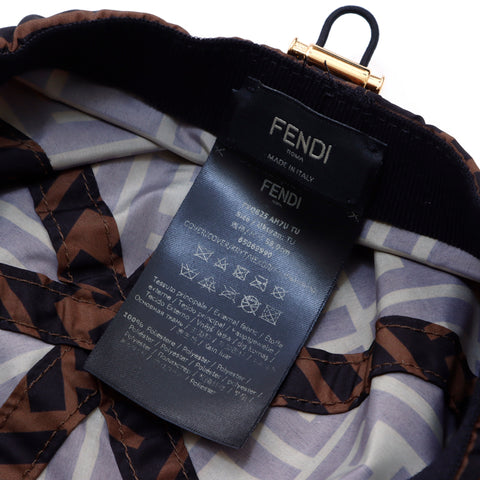Fendi Zucca帽棕色WS1517