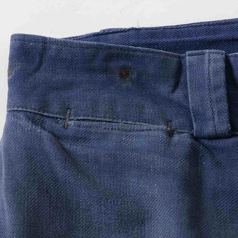 クロムハーツ CHROME HEARTS サイズ29 ネイビー クロスパッチフレンチワーク パンツ ネイビー WS15180