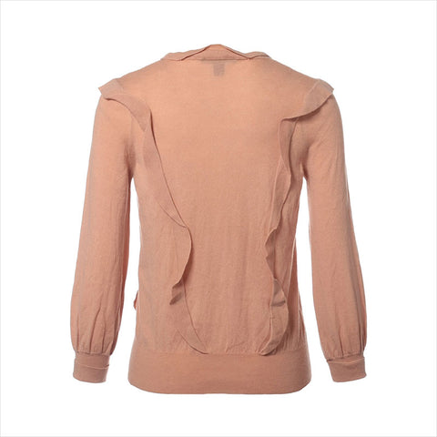 LOUIS VUITTON Size:S 2006Stainless Steel cashmere knit beige WS15183