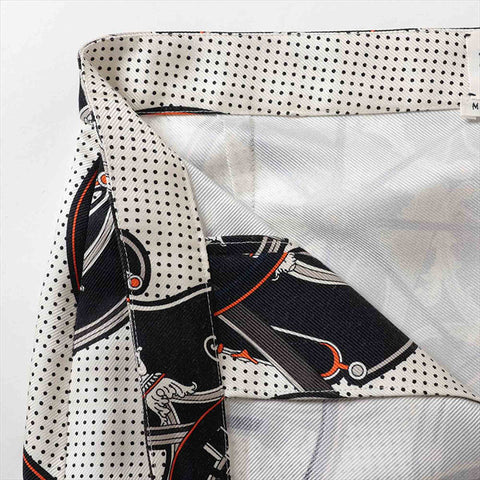 エルメス HERMES Size:36 シルクGeorge Washington's Carriage スカート マルチカラー WS15185