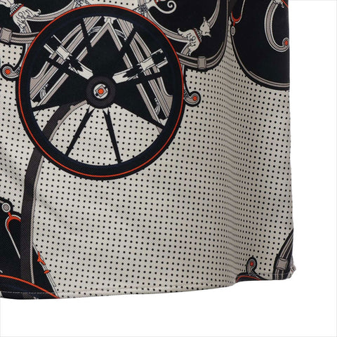 エルメス HERMES Size:36 シルクGeorge Washington's Carriage スカート マルチカラー WS15185