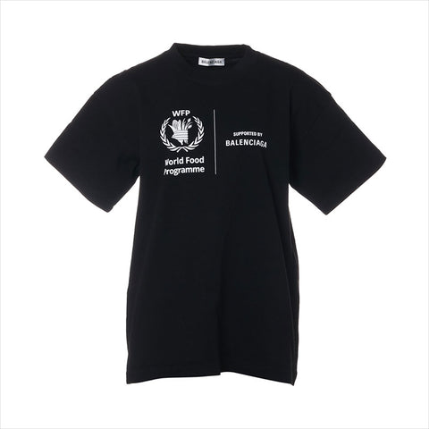 バレンシアガ BALENCIAGA ×WFP Size:XS 612965 半袖Ｔシャツ ブラック WS15191
