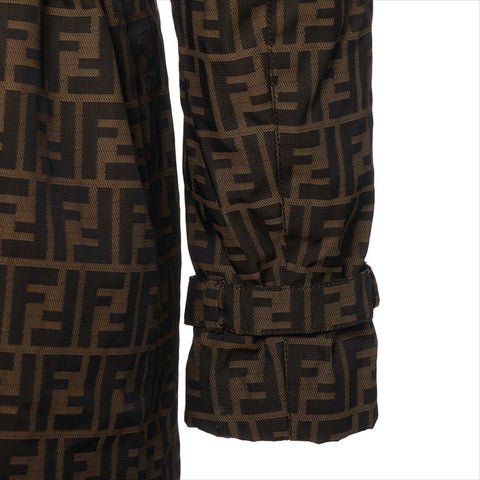FENDI ETF0122 Zucca with Belt coat Brown WS15194