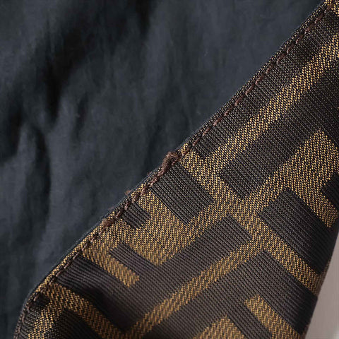 フェンディ FENDI ETF0122 ベルト付ズッカ コート ブラウン WS15194