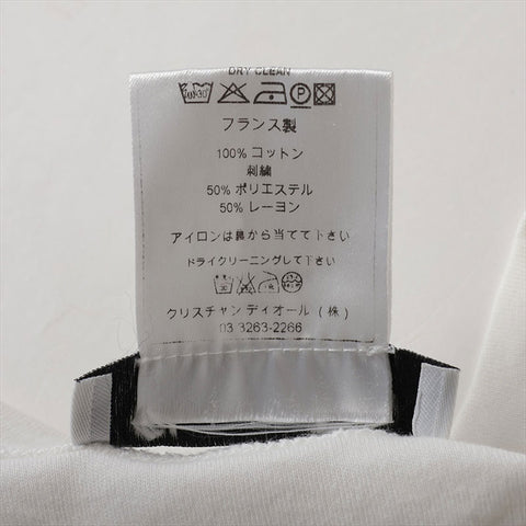 クリスチャンディオール Christian Dior Size:I 44 5E16155206 コットン 半袖Ｔシャツ ホワイト WS15196