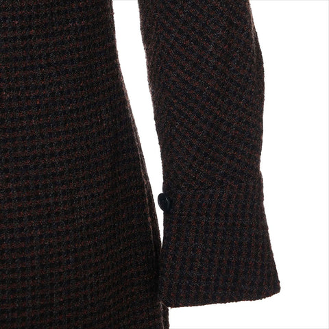 CHANEL Size:36 P09335V05959 Tweed 97A Wool x Silk one piece Brown WS15200