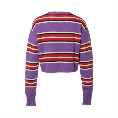 Miu Miu Size:38 MML23 U 19 Wool knit purple WS15202