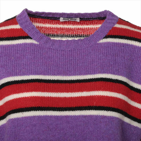Miu Miu Size:38 MML23 U 19 Wool knit purple WS15202