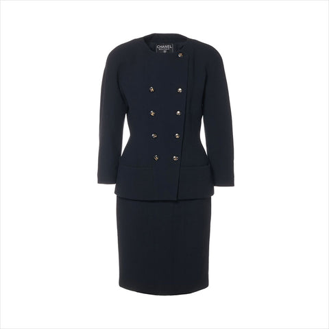 CHANEL Size:40 20051 suit Navy WS15205
